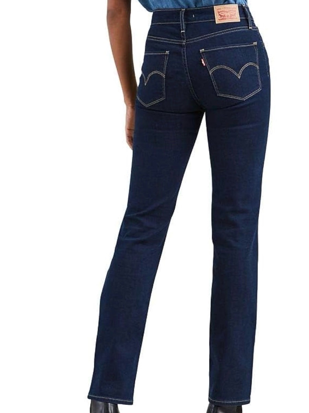 Levi’s 724 High Rise W25 L32 Indigo Dark Wash Straight Denim Jeans